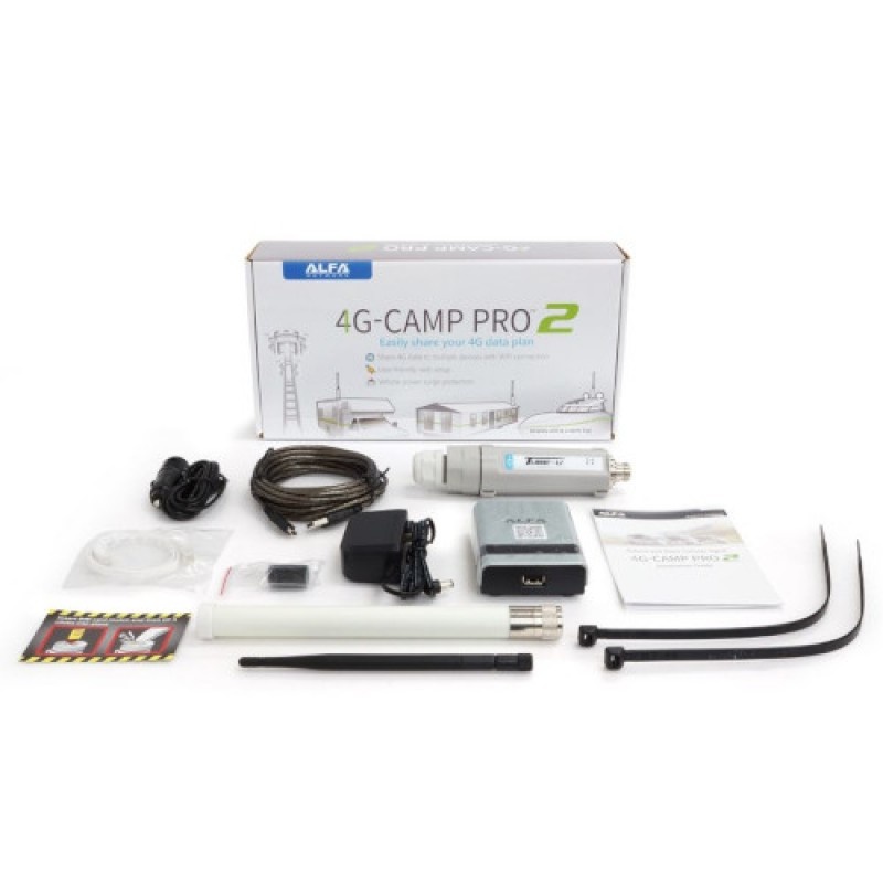 Buy an Alfa Network 4G Camp-Pro2 set (incl. antenna & router)? Order now  online