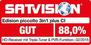 Edision Piccollo 3in1 digital receiver - rating SatVision