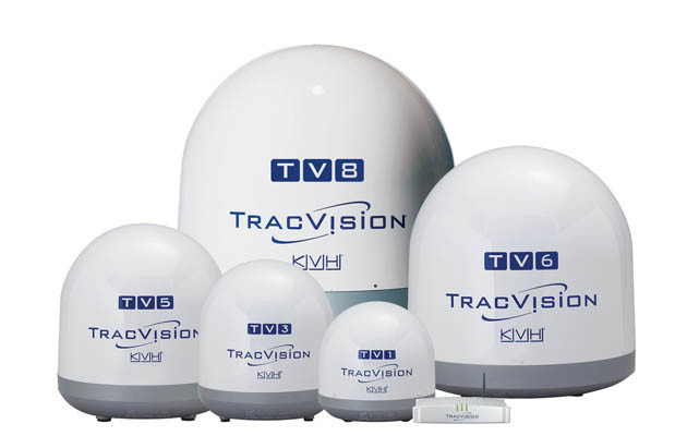 KVH TracVision TV6 satellite TV antenna