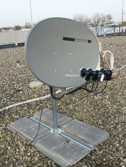 GSO satellietschotel installatie - Maximum E-85