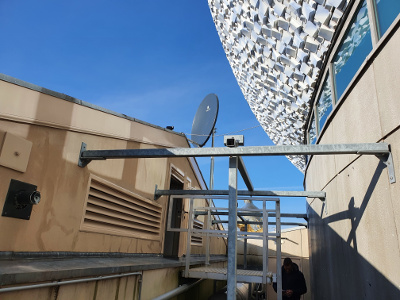 Satellite tv installation - Museum de Fundatie (HotBird satellite)