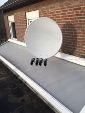 Dish antenna installation - 4 satellites
