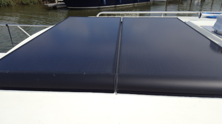 Solar panel installation - yacht
