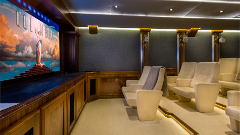 Satellite TV installation on Legend charter yacht