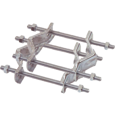 Klem voor het bevestigen van de schotelantenne aan muur, balkon of mast