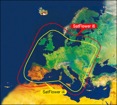 Footprint Astra 2a - Intellian i4 / i6